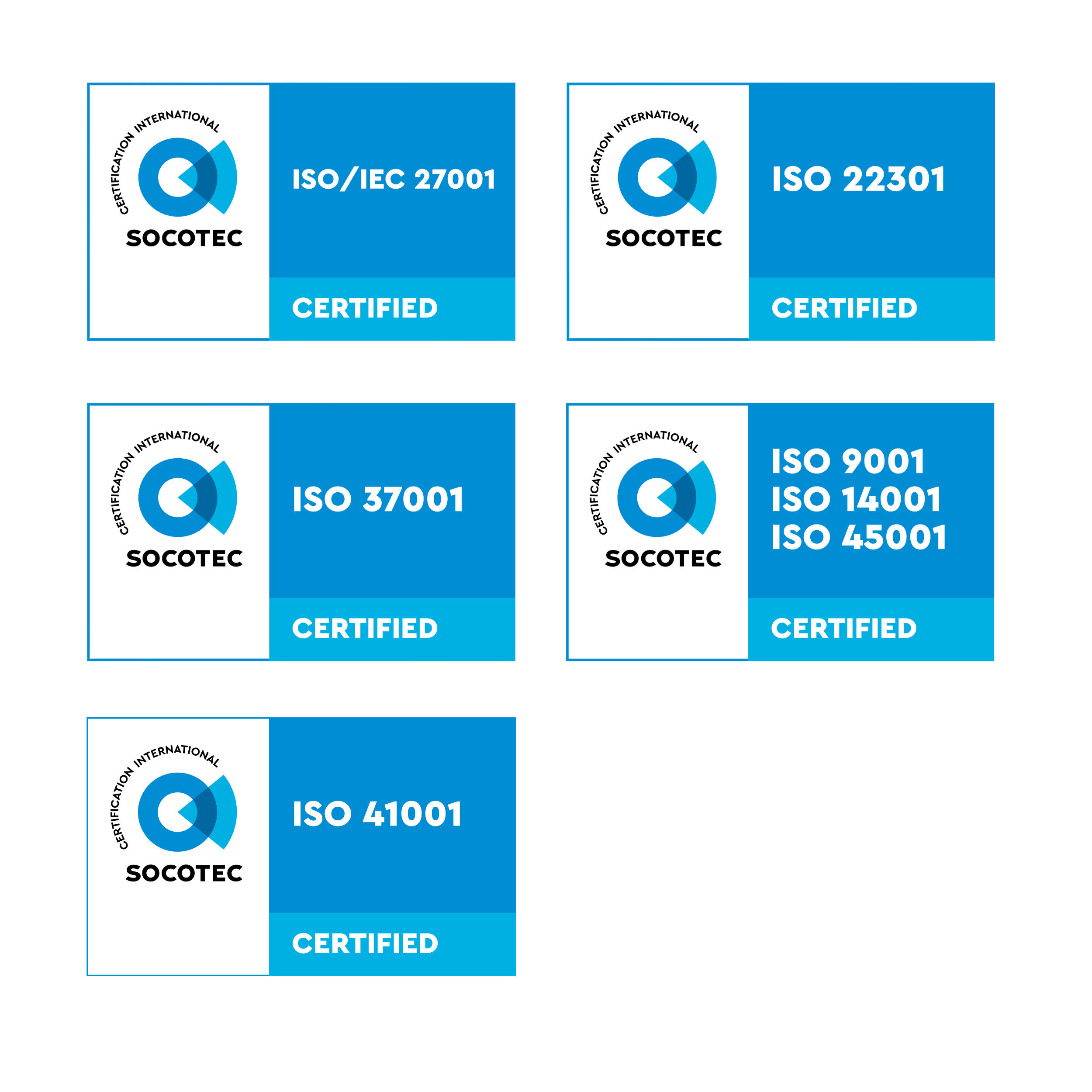 ISO Certifications
